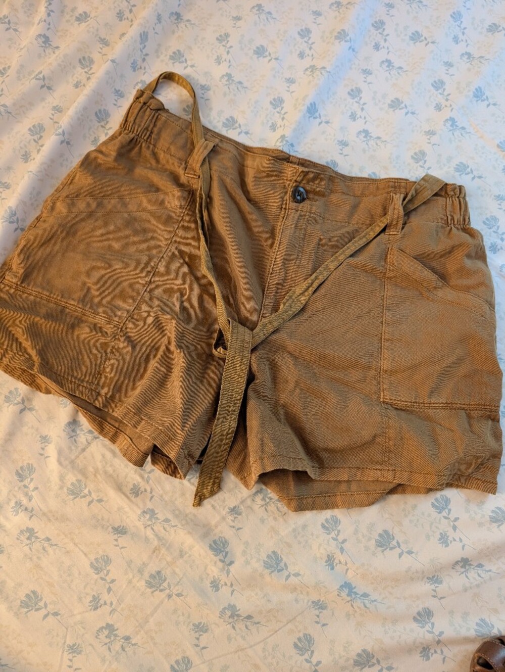 Women’s Cotton Shorts with Tie Waist